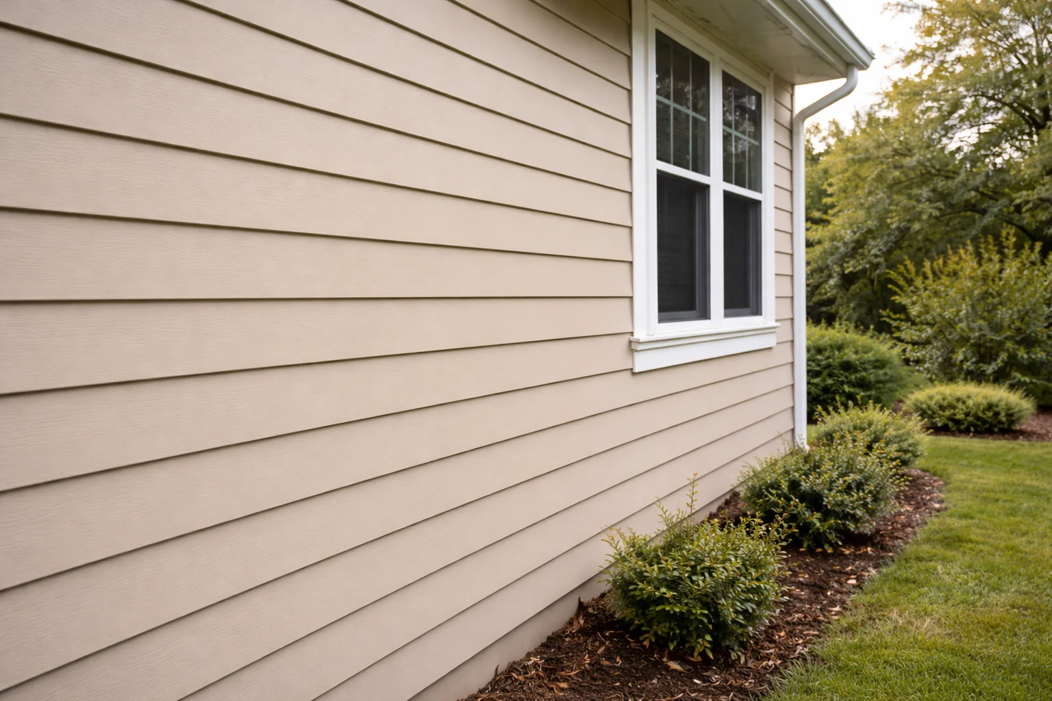 Clean siding after Residential Pressure Washing Cypress TX