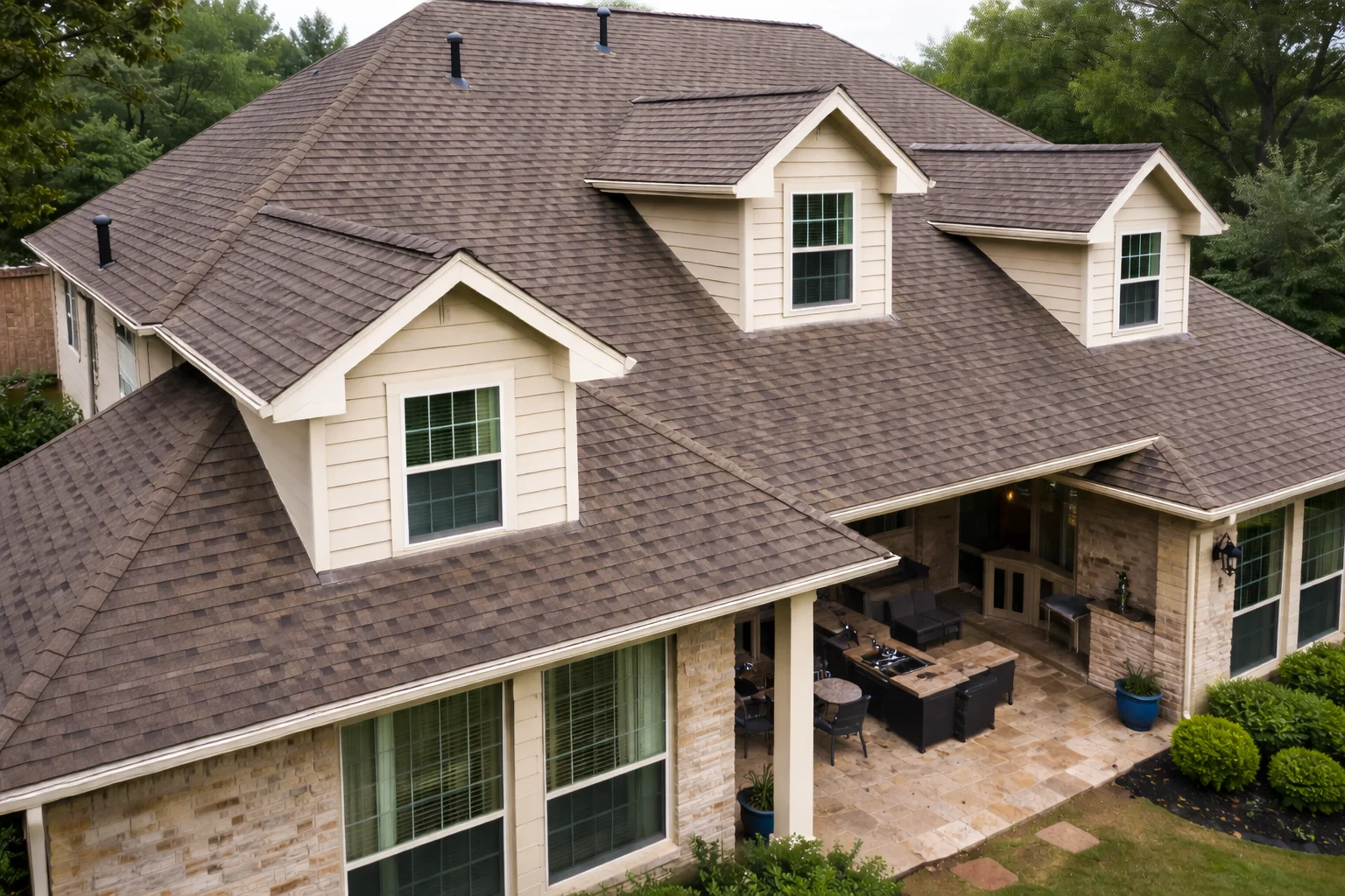 Cypress Creek Lakes Multi-Level Roof Cleaning – After