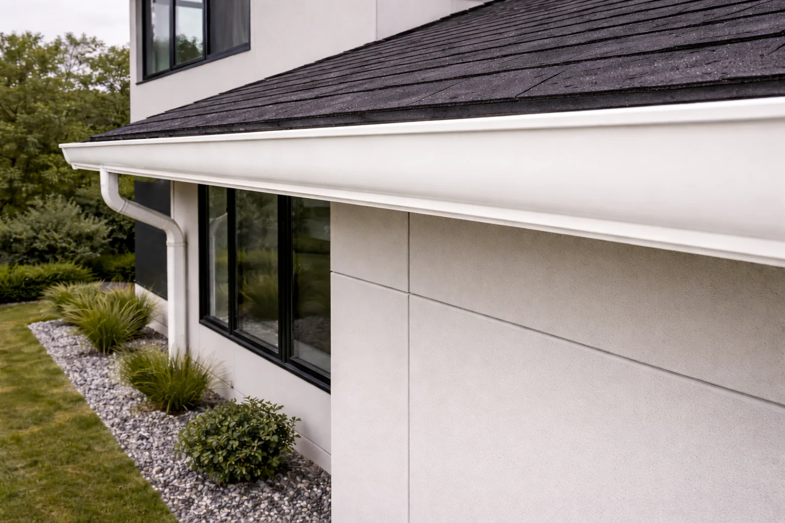 Gutter Tiger Stripe Cleaning – After
