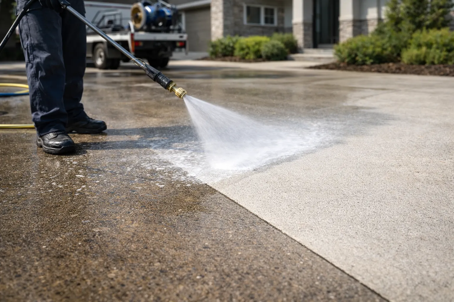 Concrete Cleaning in Cypress, TX