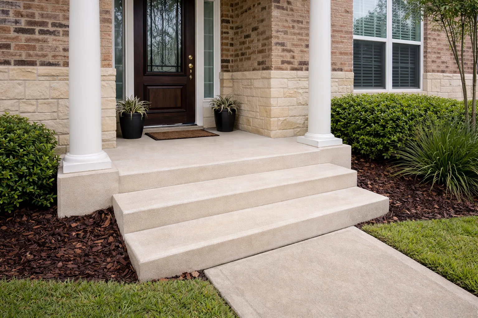 Stone Gate Exterior Cleaning – After
