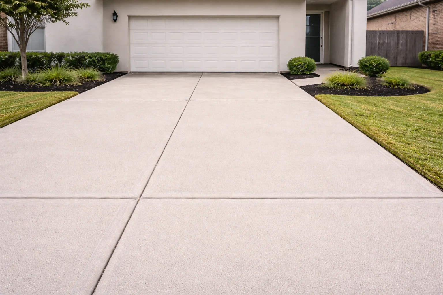 Clean driveway after pressure washing Stone Gate TX