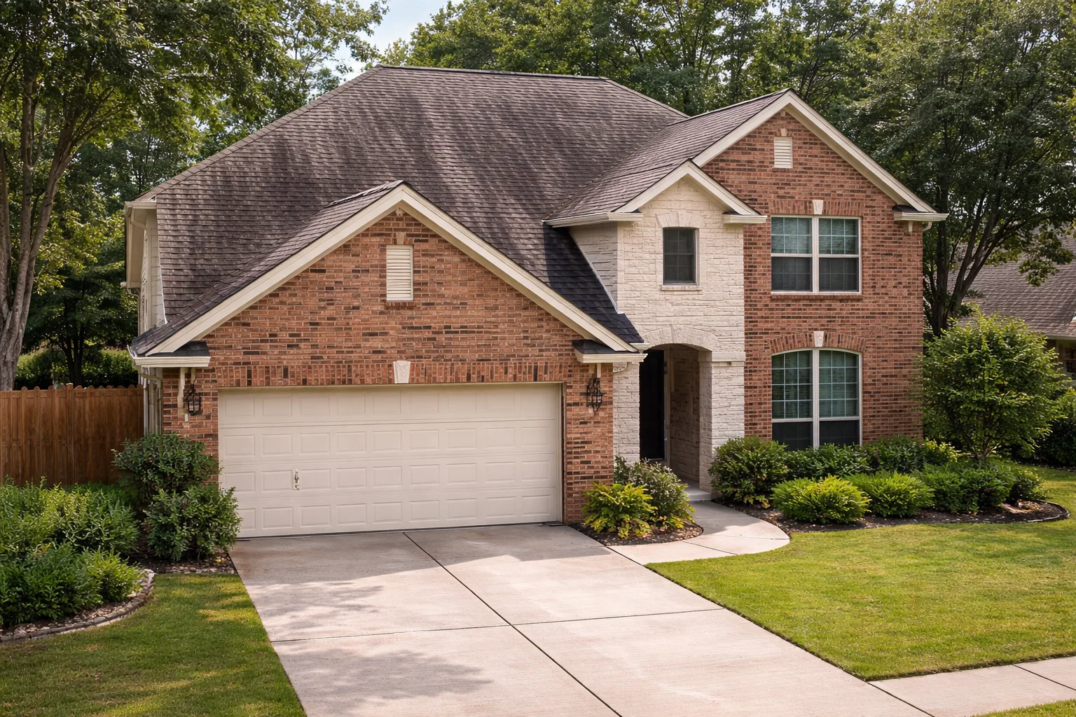 Stone Gate HOA Roof Cleaning – Before