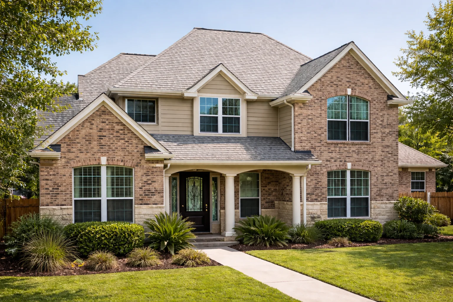 Towne Lake Asphalt Roof Cleaning – After