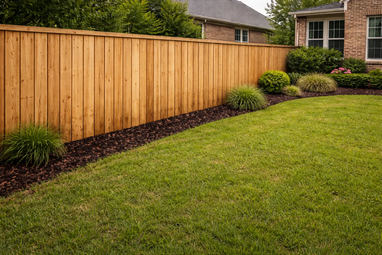 Clean wood fence after Fence Cleaning Cypress TX