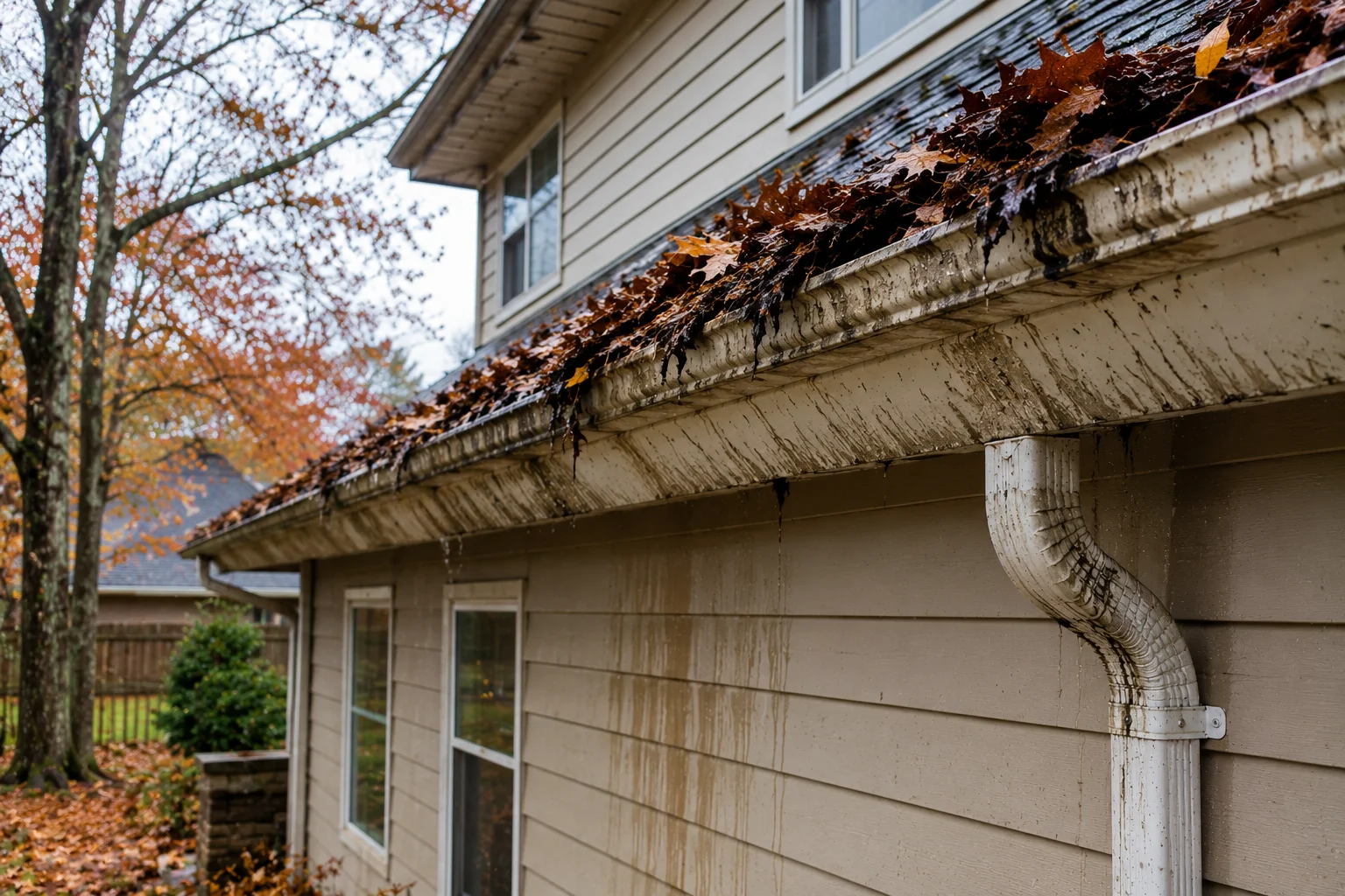 Fairfield-Soffit-Stain-Gutter-Cleaning-Before Fairfield-Soffit-Stain-Gutter-Cleaning-Before