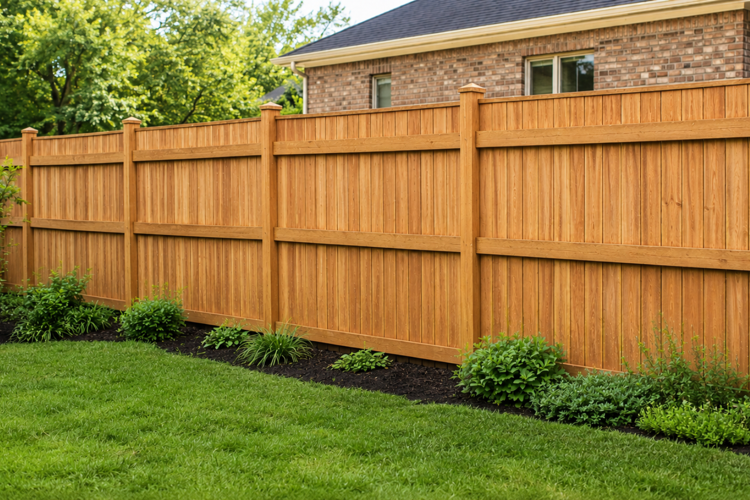 Fence After Cleaning