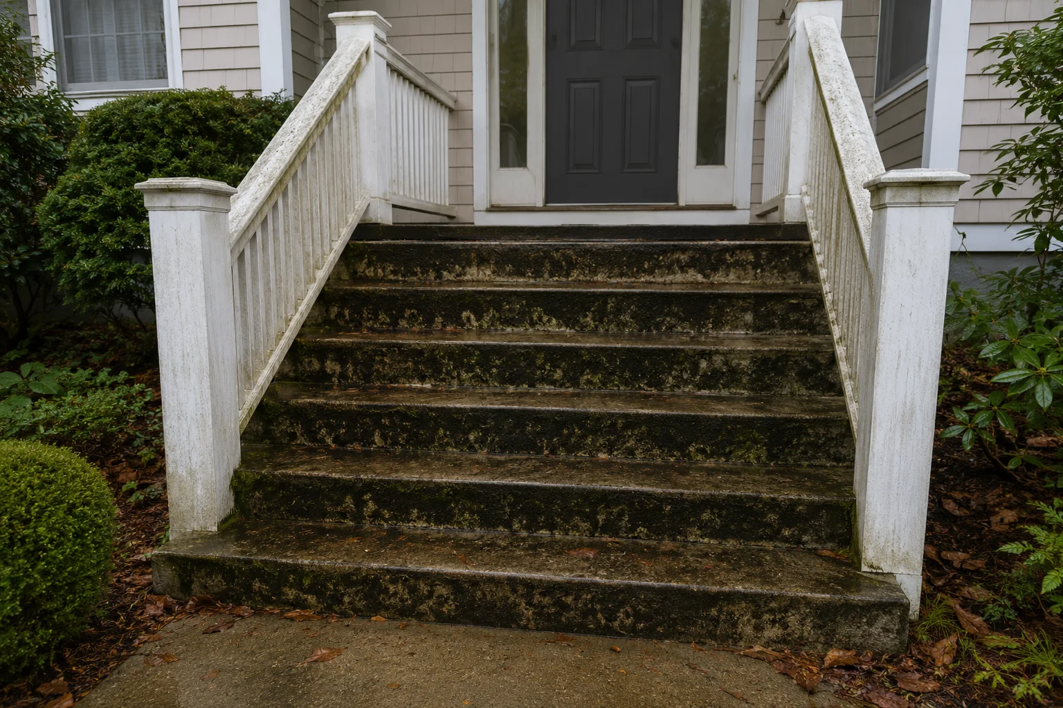 Lakewood-Forest-Concrete-Steps-Before