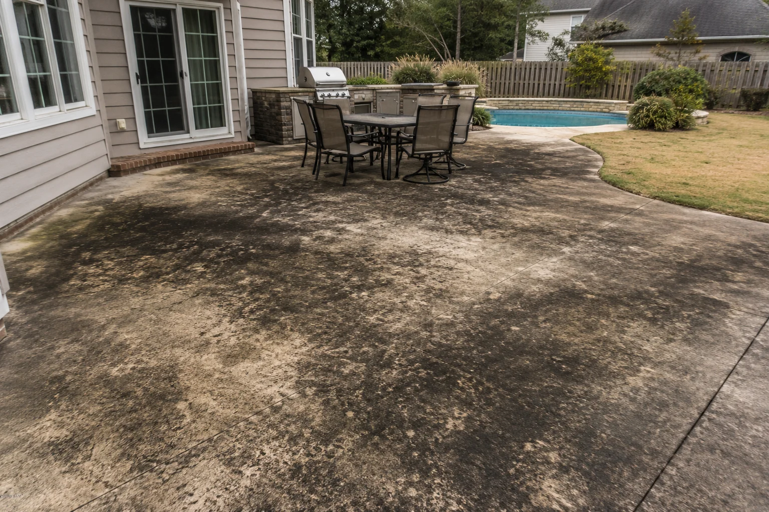 Towne-Lake-Concrete-Patio-Before